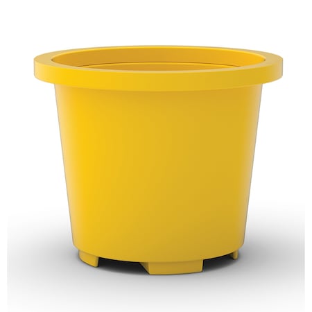 Vestil Drum Contain ment Base, Yellow SCC-65-YL